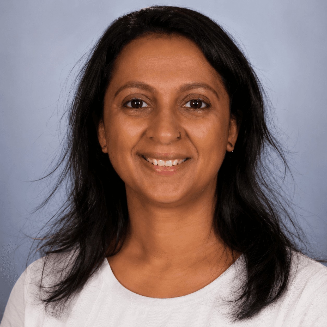 Portrait of Sabina Merchant, founder of SabyTorial